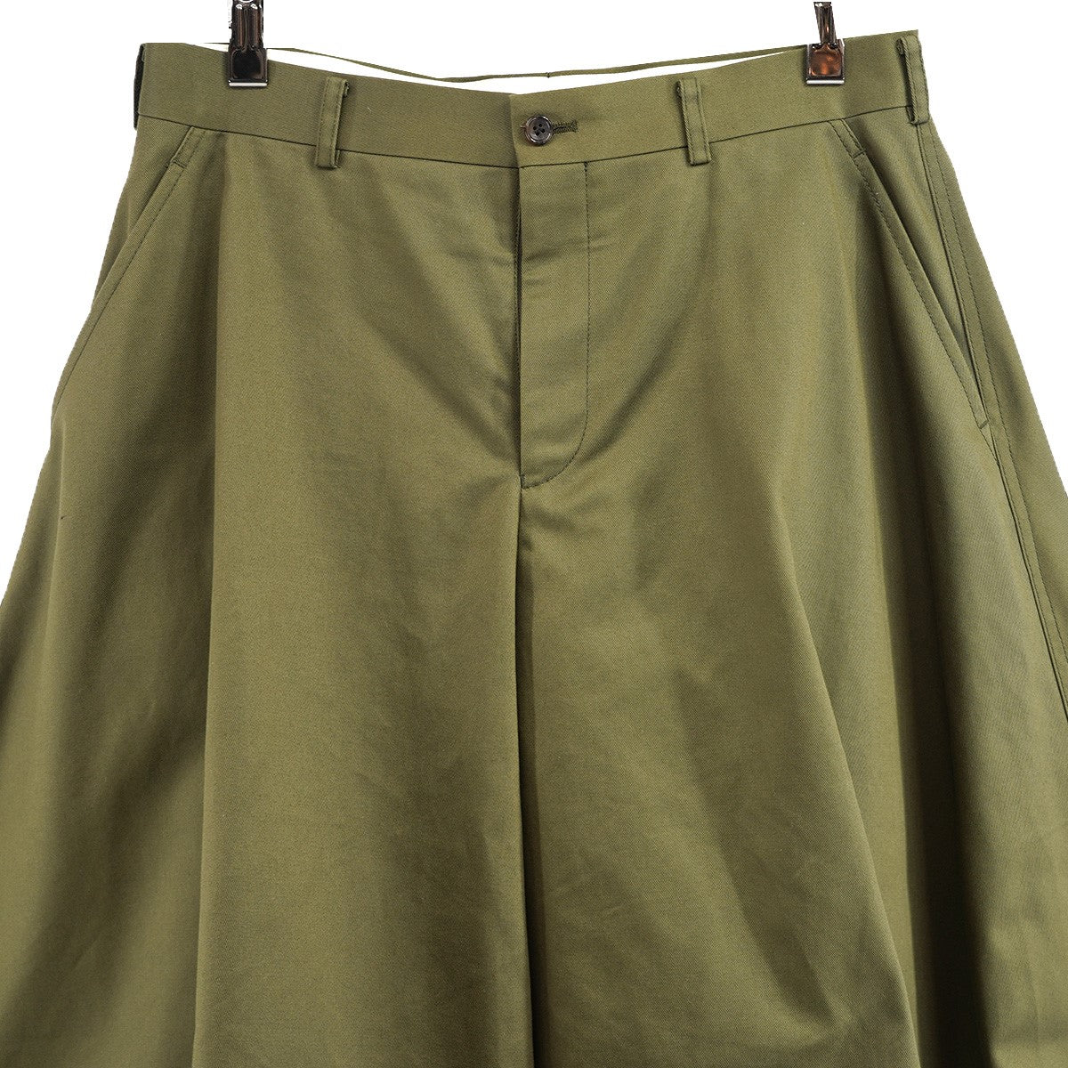 25AW コットン ワイド バギー ショーツ ハーフパンツ