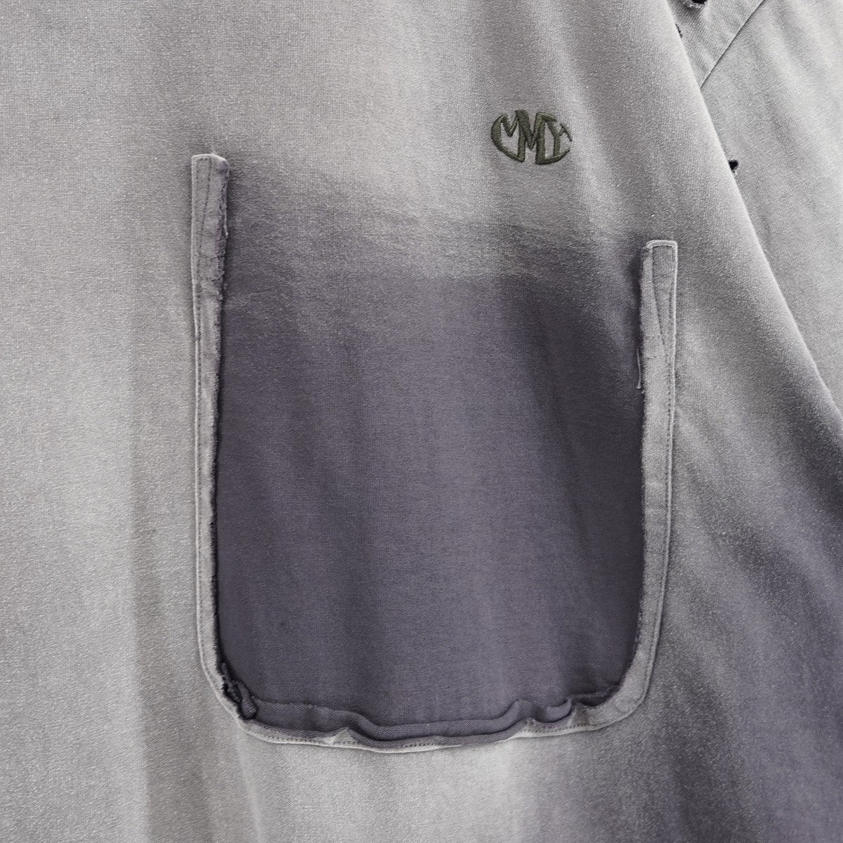 24AW BLEACHED HUGE TEE-BLACK サンフェイデッドライクヒュージVintage ヴィンテージ ダメージ加工 ロング オーバーサイズ Tシャツ