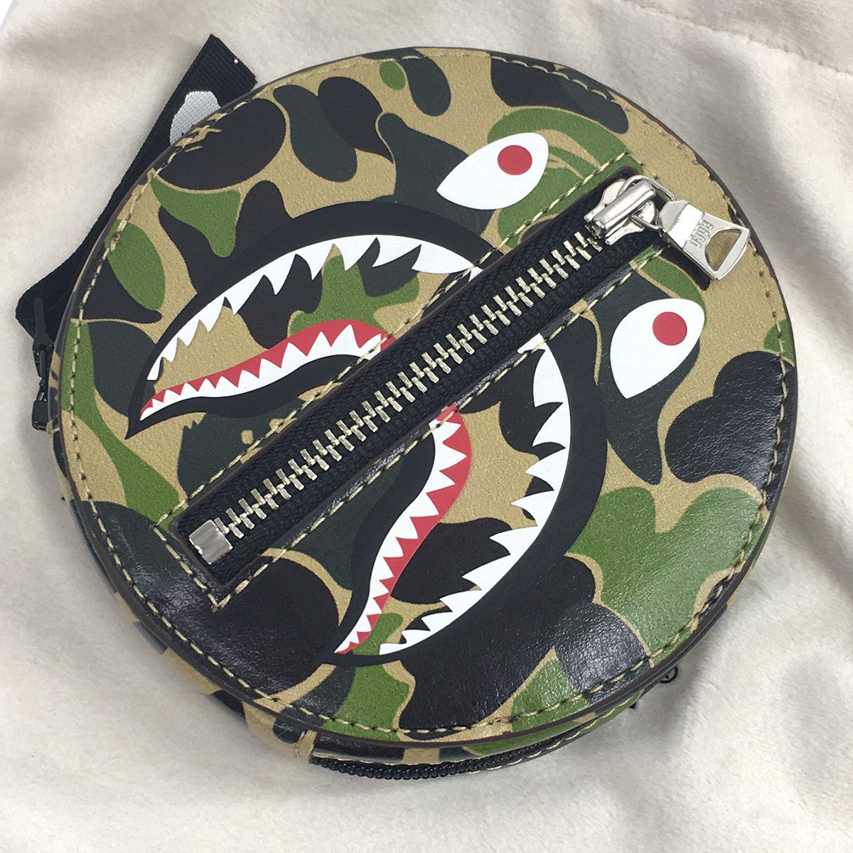 25SS ABC CAMO SHARK COIN CASEカモ APE シャーク 迷彩 コインケース 財布 ウォレット