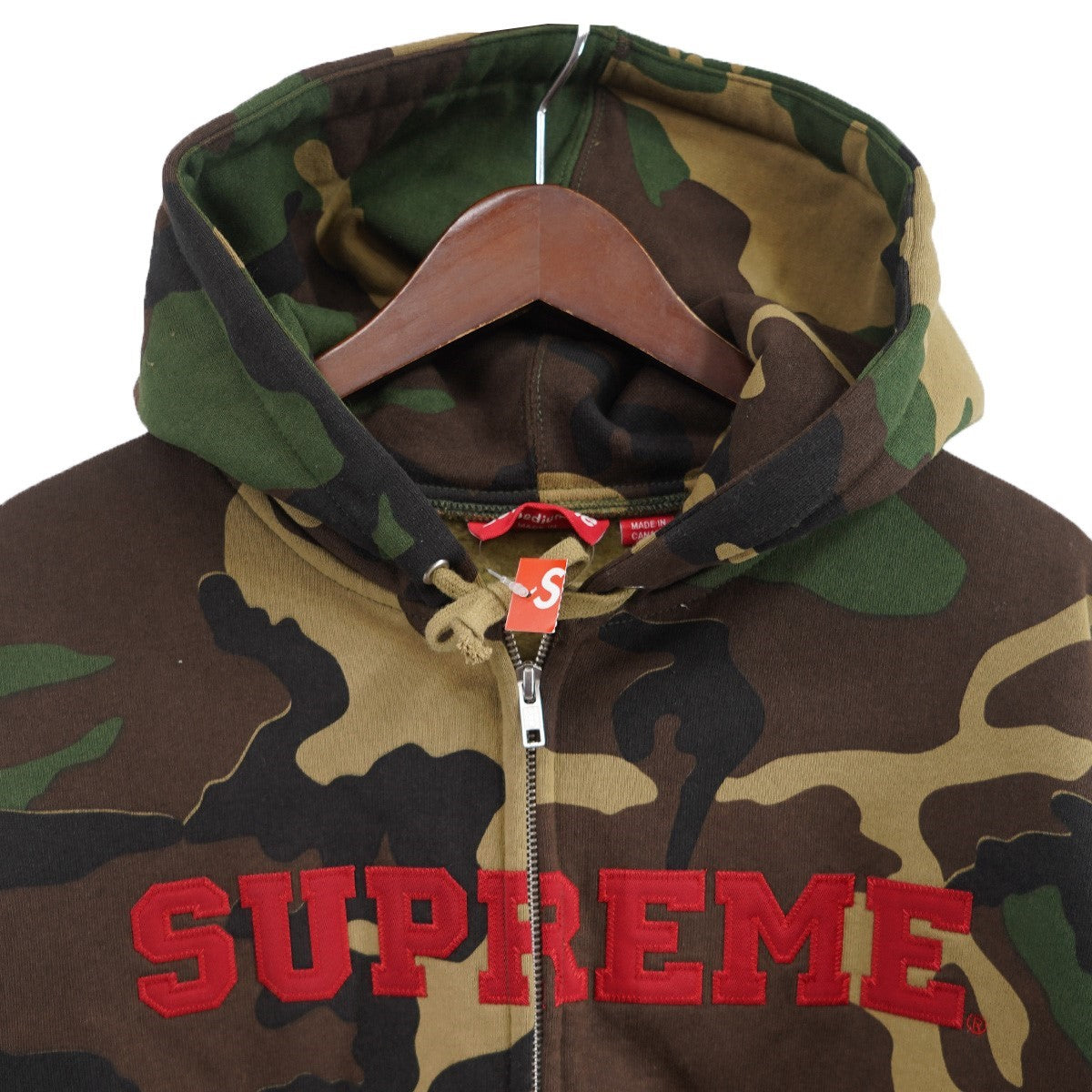 25AW Collegiate Applique Zip Up Hooded Sweatshirtカレッジ ロゴ アップリケ ジップ アップ フーデッド スウェットシャツ パーカー