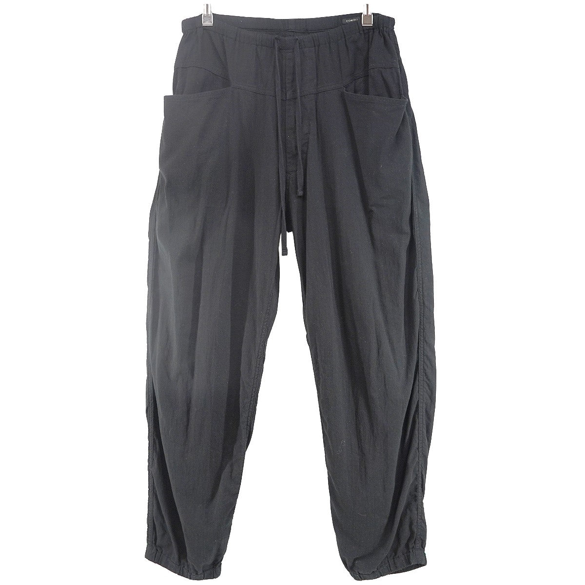 COMOLI(コモリ) 25SS オックス ドローストリングパンツ 空紡 製品染め