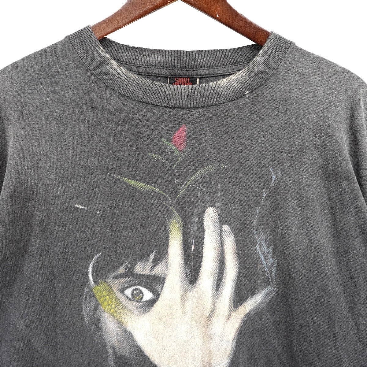 25AW × 寄生獣 / KJ SS TEE -寄生獣-parasyte-Vintage ヴィンテージ加工 Tシャツ