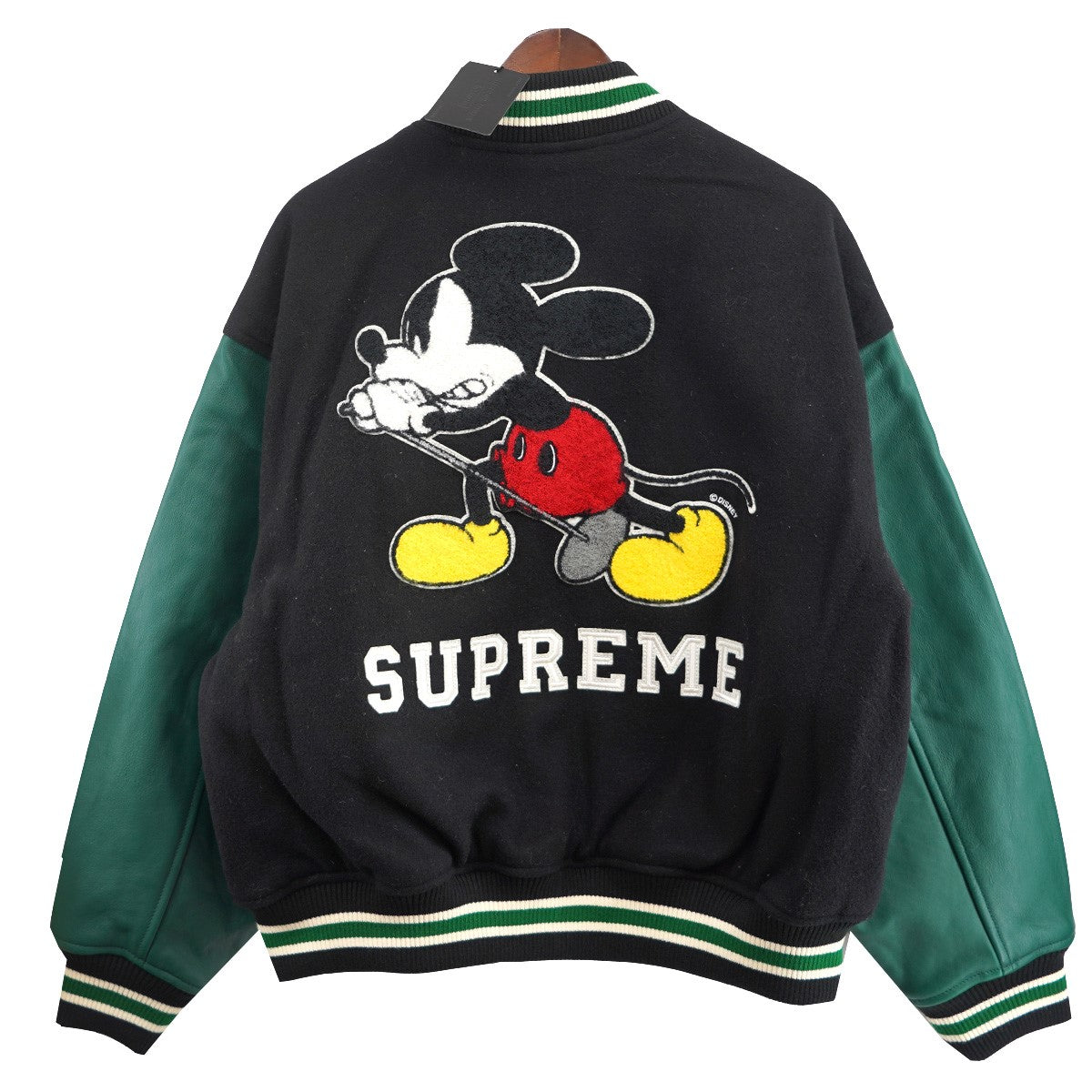 Supreme Number (N)ine Mickey Varsity Jacket Black main image 1