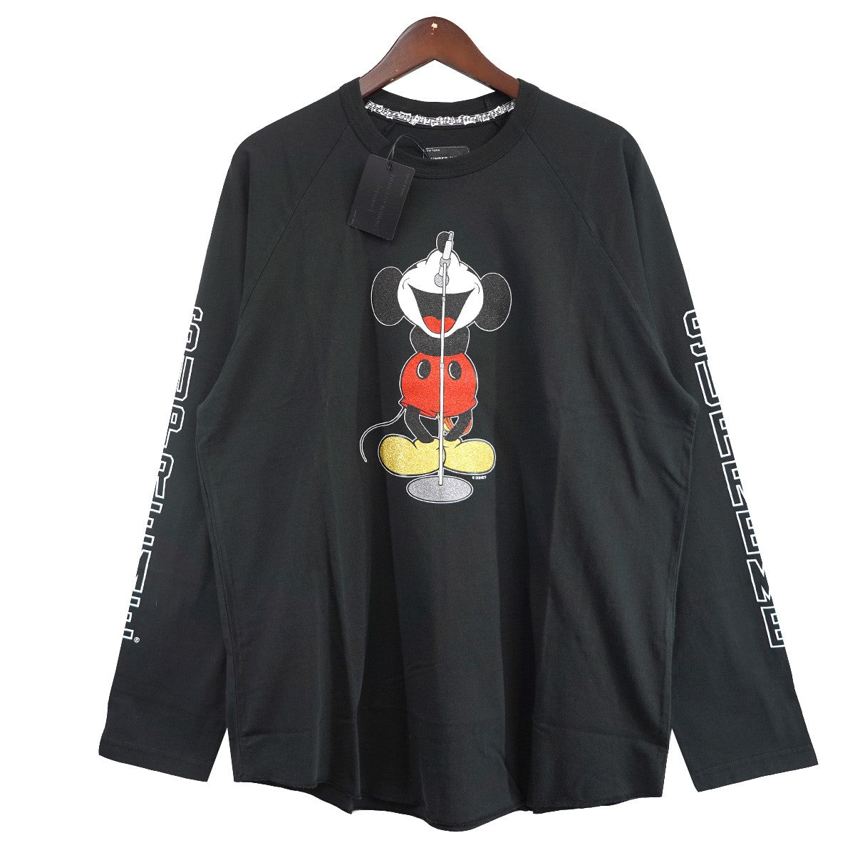 トップス Number(N)ine Mickey Mouse Raglan L/S Top Supreme×NUMBER (N)INE 25AW Number (N)ine x Mickey Mouse Raglan L