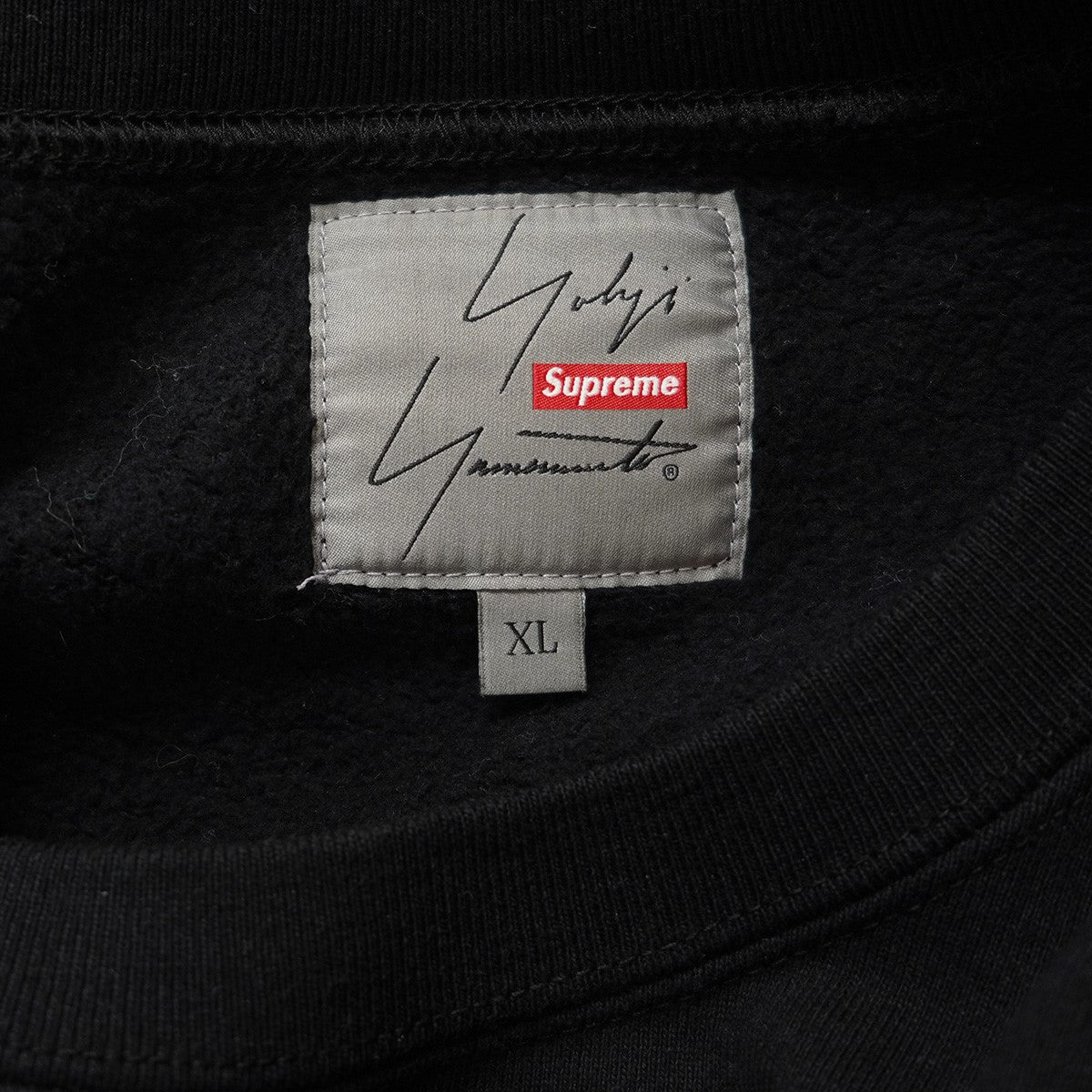 19AW Yohji Yamamoto Crewneckヨウジヤマモト コラボ ロゴ クルーネック スウェット トレーナー