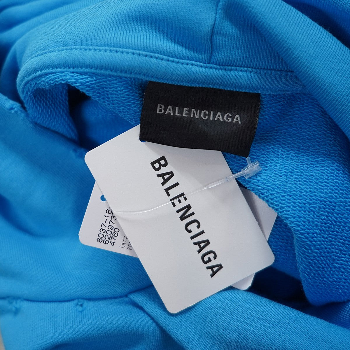 BALENCIAGA 23SS Large Fit Hoodie オーバーサイズキャンペーン ロゴ プルオーバーパーカー ダメージ加工 フーディー 古着・中古-7枚目のアイテム画像