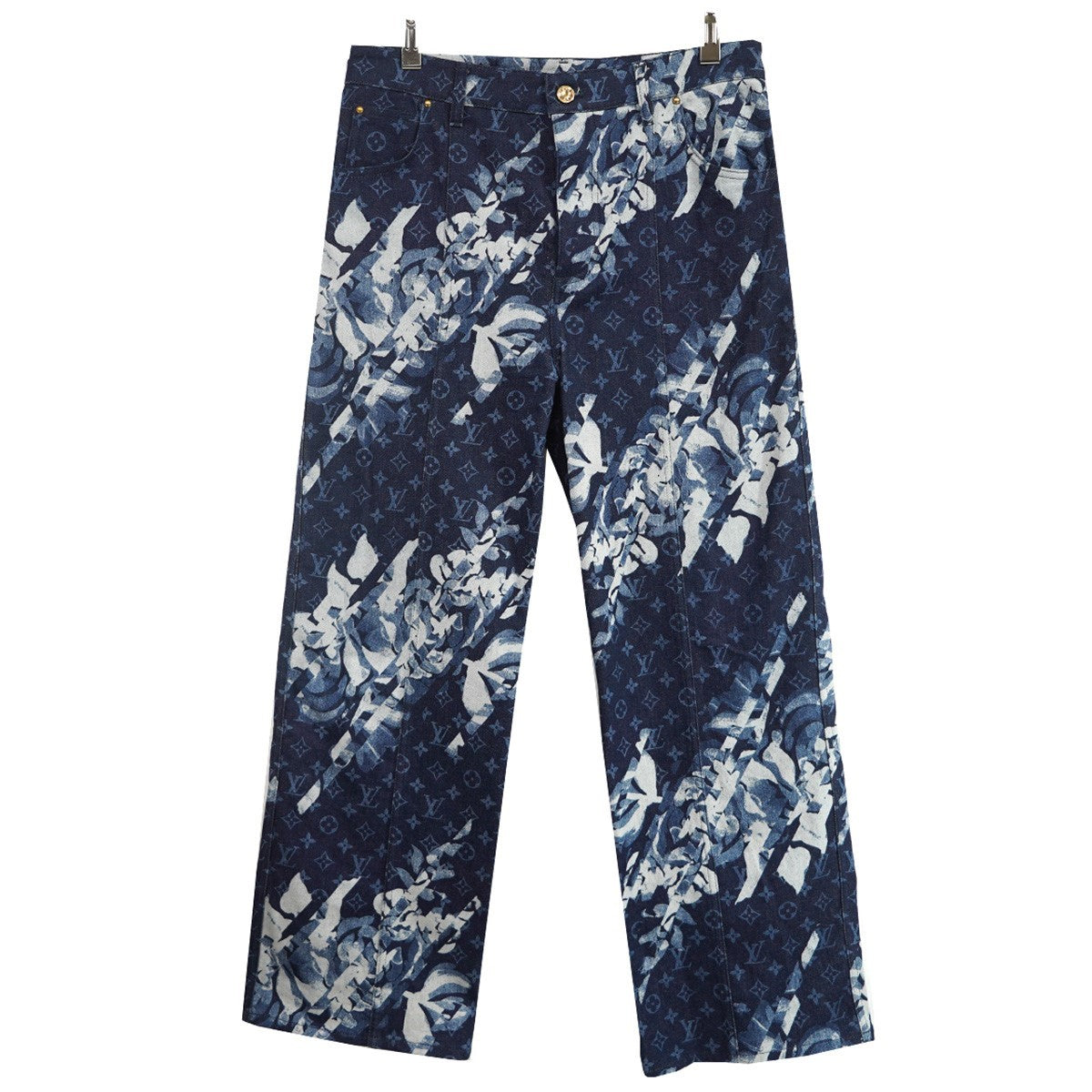 Louis Vuitton 風景プリント ストレートデニム Louis Vuitton 風景