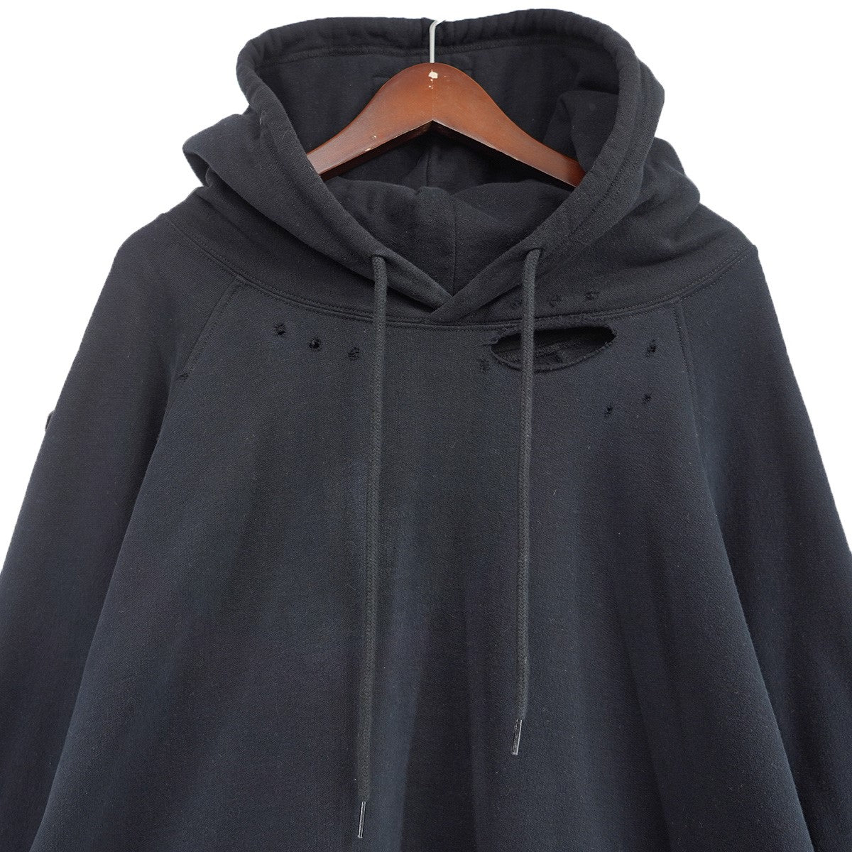 23SS Philippe Vandenberg グラフィック 装飾 オーバーサイズ デストロイ ダメージ 加工フィリップ・ヴァンデンベルク バックプリント パーカー