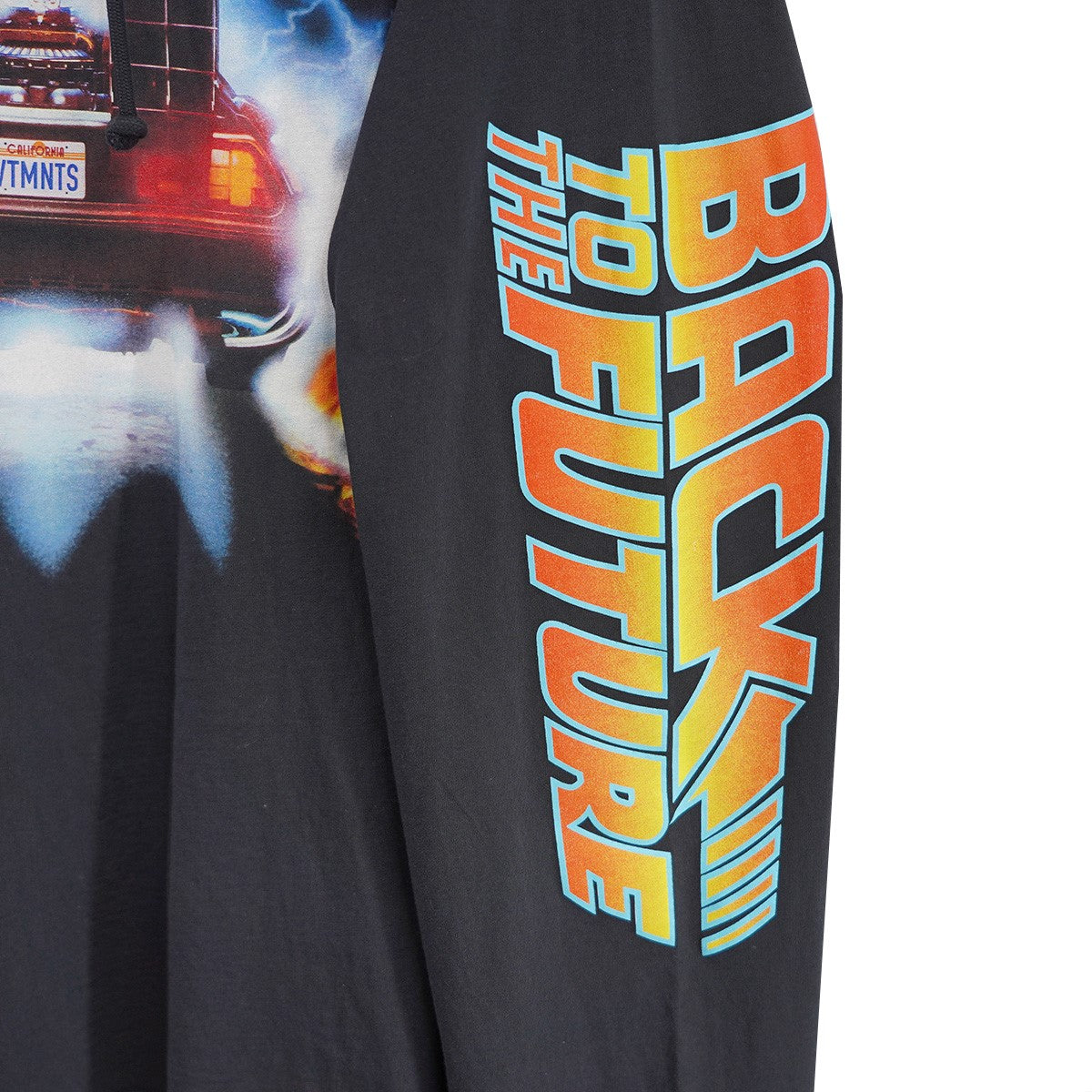 22SS BACK TO THE FUTURE JERSEY HOODIEバック・トゥ・ザ・フューチャー ムービー パーカー 薄手 カットソー地 ジャージー フーディ