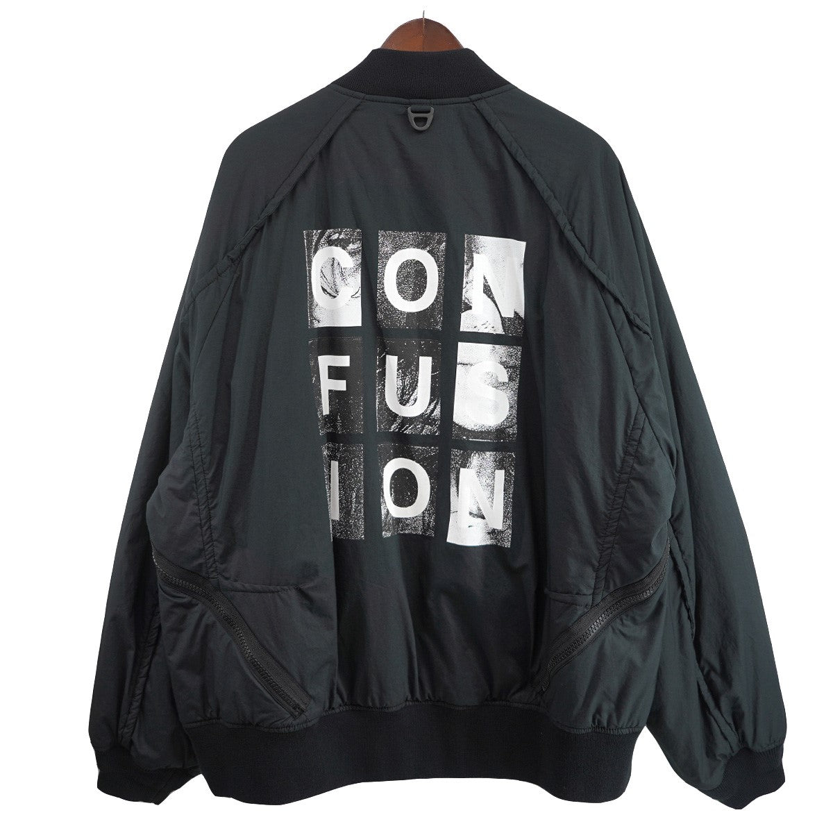 25AW クロスシームアウトZIP MA-1 JKTジップデザイン エムエーワン ボンバー ジャケット
