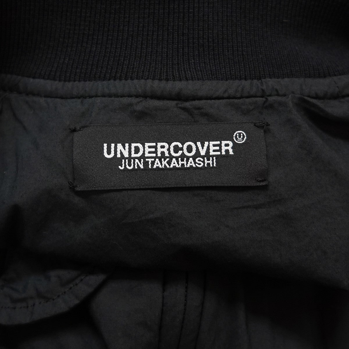 UNDERCOVER 25AW クロスシームアウトZIP MA-1 JKTジップデザイン エムエーワン ボンバー ジャケット 古着・中古-6枚目のアイテム画像