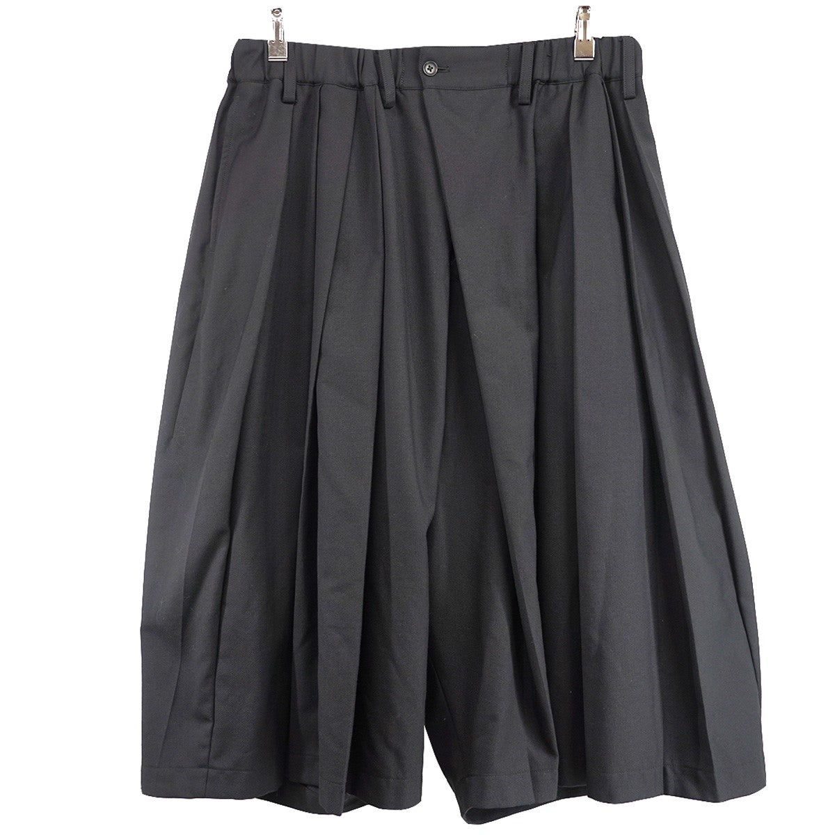 23SS 袴ワイドプリーツパンツ タック ショーツ ハカマパンツ