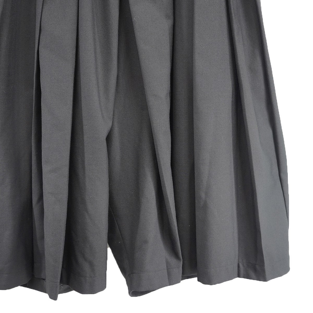23SS 袴ワイドプリーツパンツ タック ショーツ ハカマパンツ