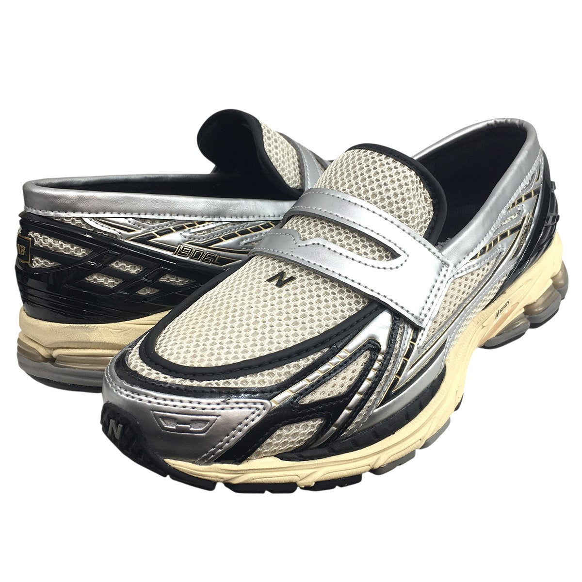 25SS 1906L Silver Metallic/Creamローファー スニーカー シューズ 靴