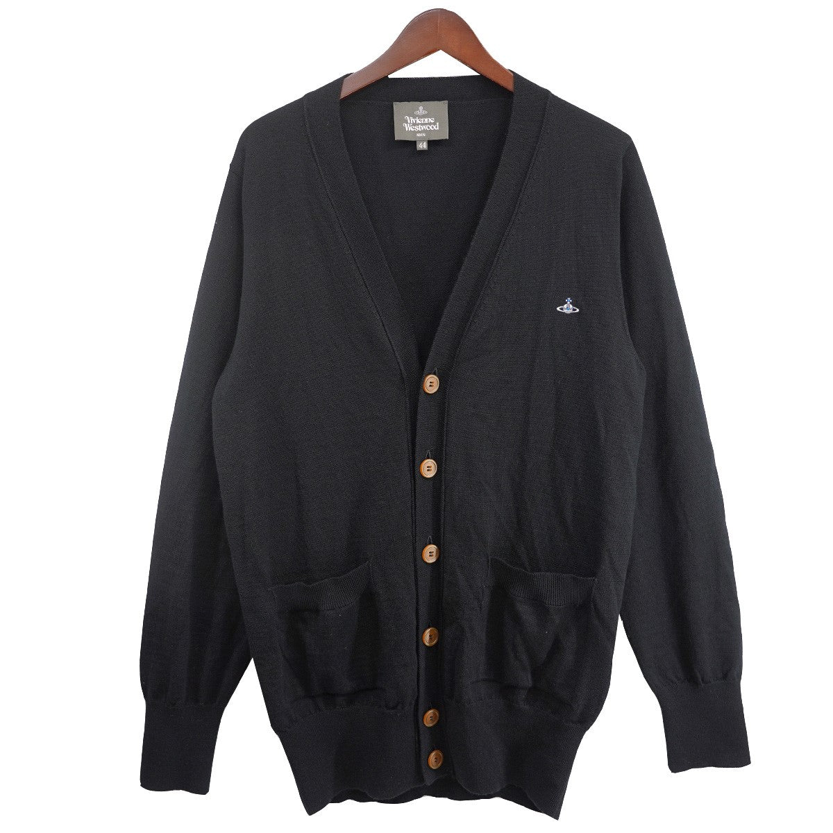 オーブ刺繍 ニット カーディガン