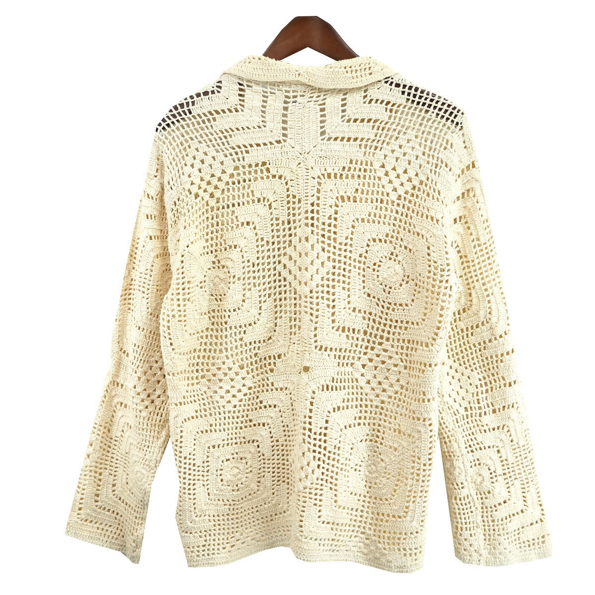 24SS ニット レース シャツ