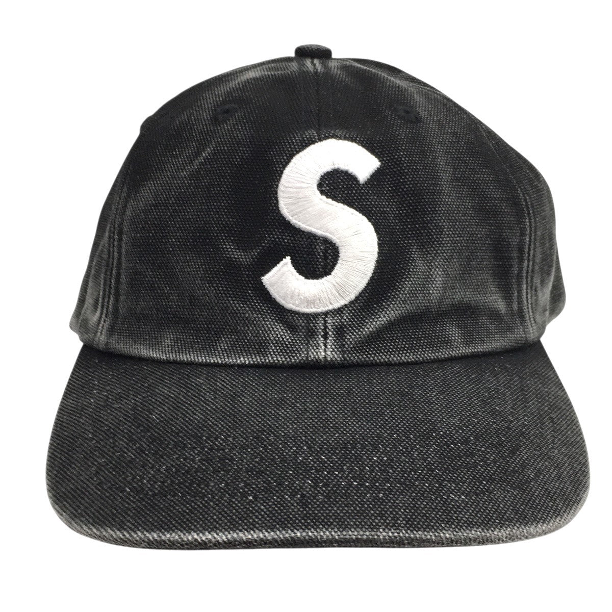 23AW S Logo 6-Panelエスロゴ 加工 デニム キャップ 帽子