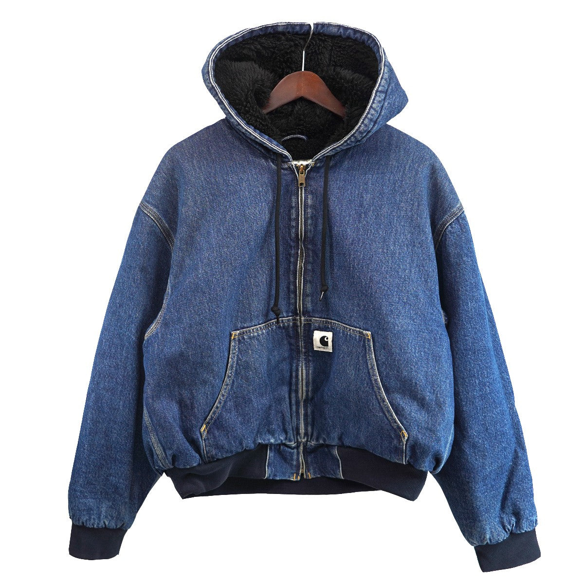W’ OG ACTIVE JACKET - Blue (stone washed)デニム 内ボア フード フーデッド アクティブ ジャケット