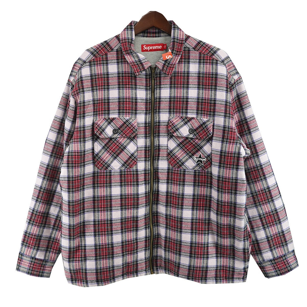シュプリーム ネルシャツ Supreme(シュプリーム) 25AW Thermal Lined Zip Up Flannel Shirt