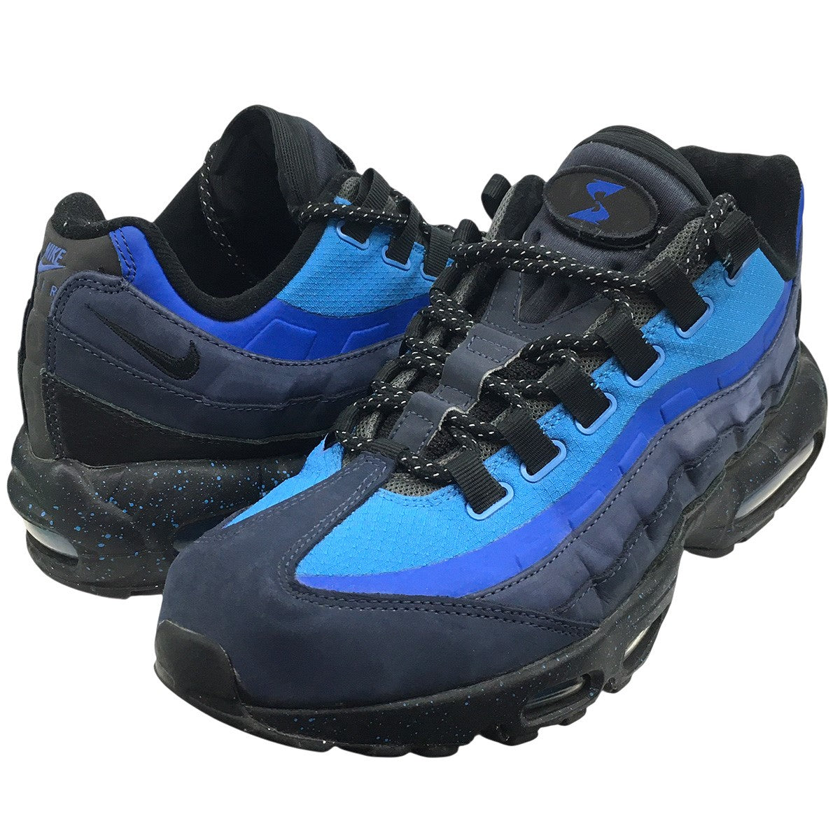 2024 Stash Air Max 95 Black and Harbor Blueスタッシュ × ナイキ エアマックス95 スニーカー シューズ 靴