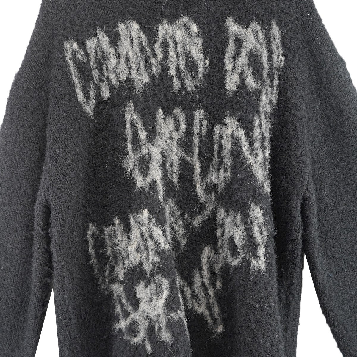 22AW ロゴインタージャニットクルーネックニットセーター