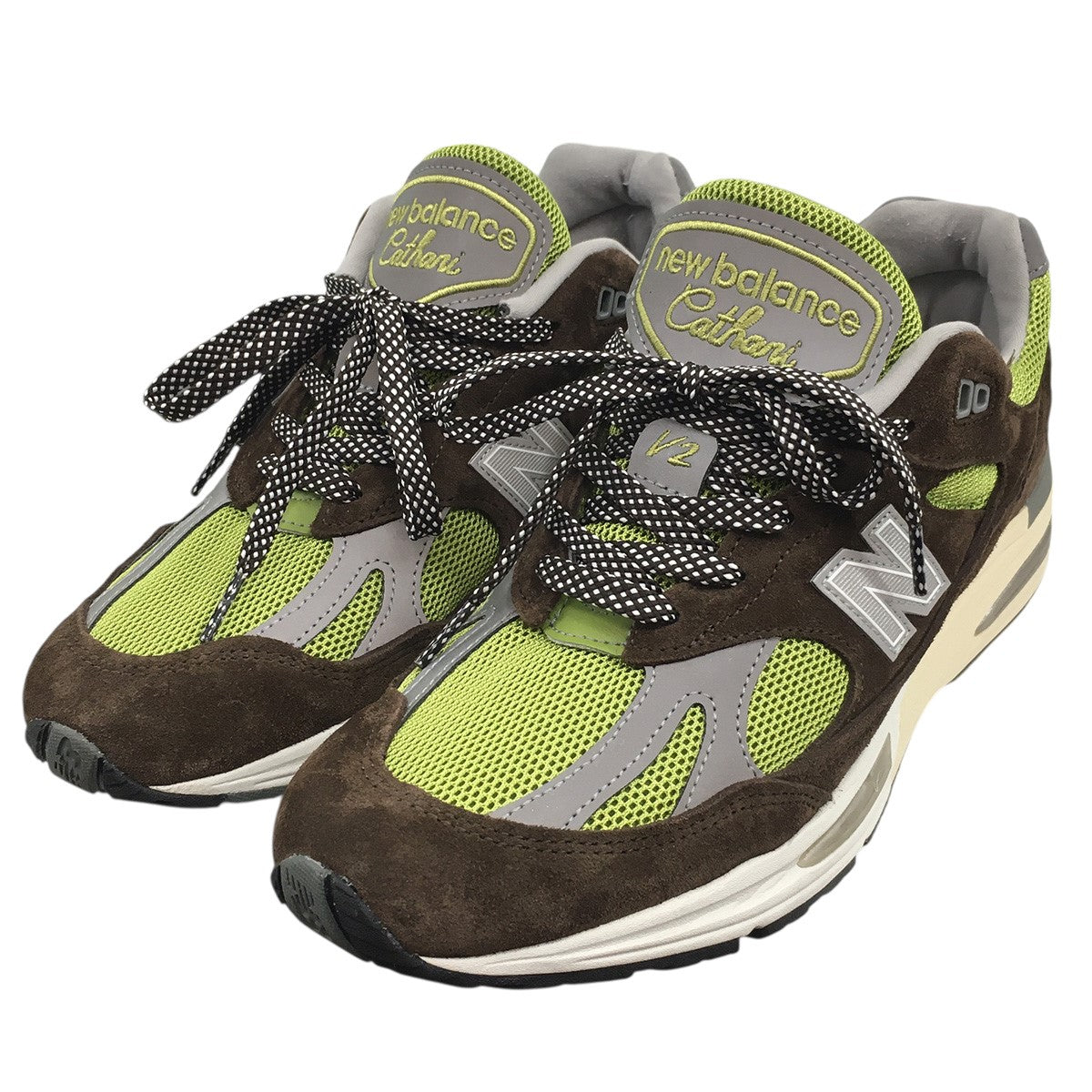25AW Danielle Cathari × New Balance 991V2 Reverse Matchaニューバランス 991V2 リバース抹茶 スニーカー シューズ 靴