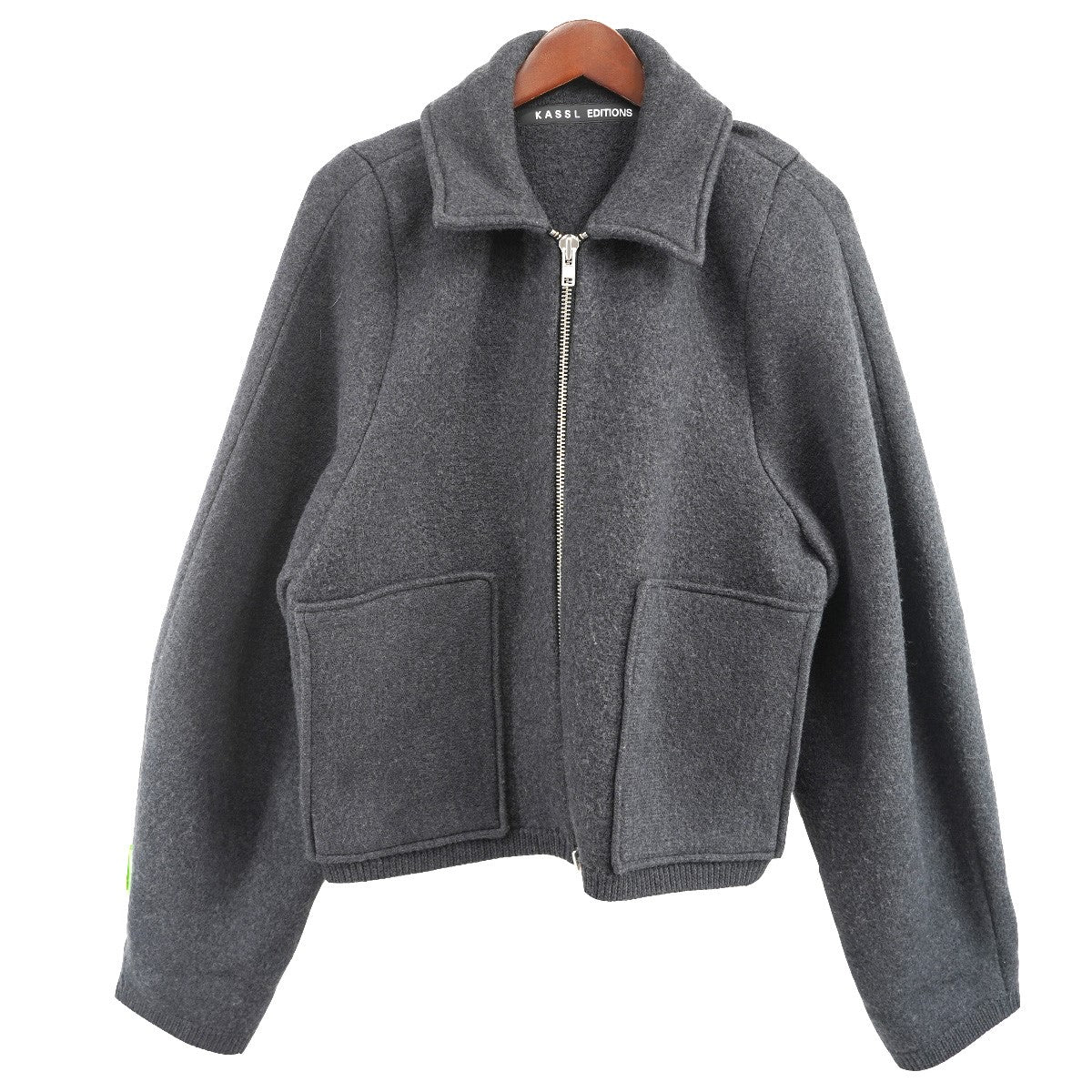 24AW ジップアップ ウール ジャケット