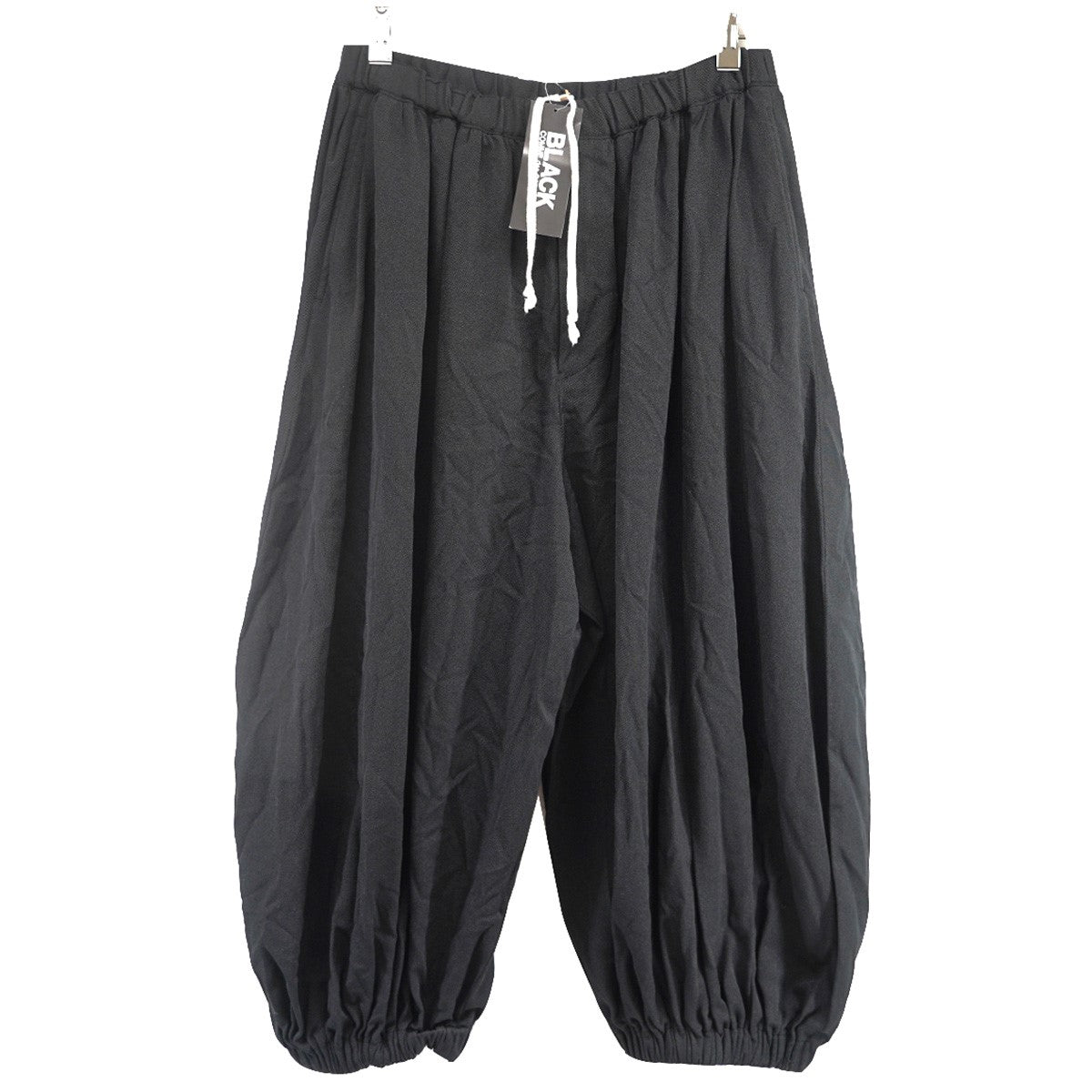 25AW エステル太綾ツイル製品後加工ワイド イージー パンツ