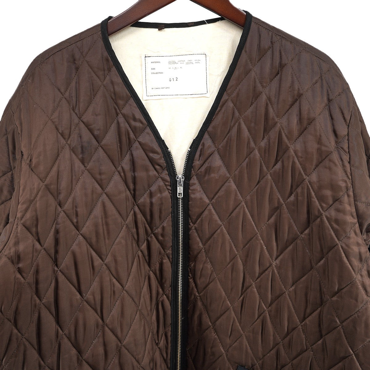 QUILTED LINING JACKET 裾切りっ放し加工 キルテッド キルティング ジャケット