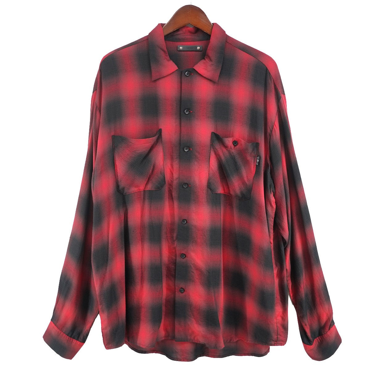 MINEDENIM×CDL TOKYO ×CDL Rayon Ombre Check Loose Work SHレーヨン
