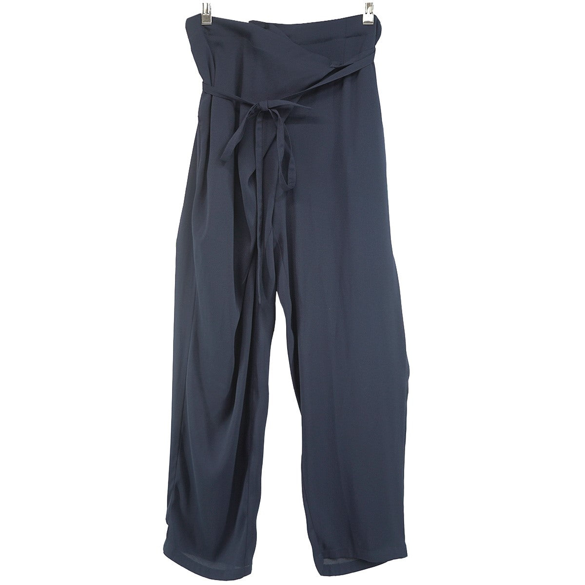 WRAP PANTS ラップパンツジョーゼット ステッチ 巻き リボン