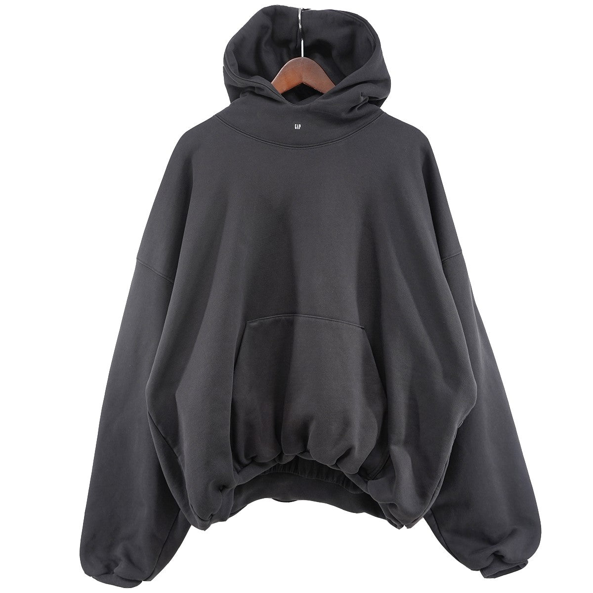 LOGO HOODIEクロップド 短丈 ボリューム ワイド パーカー