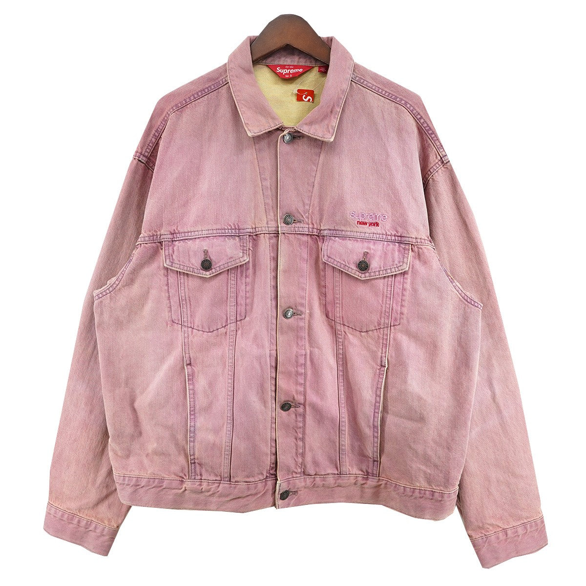 Supreme(シュプリーム) 26SS Denim Trucker Jacket Overdyed Purple 