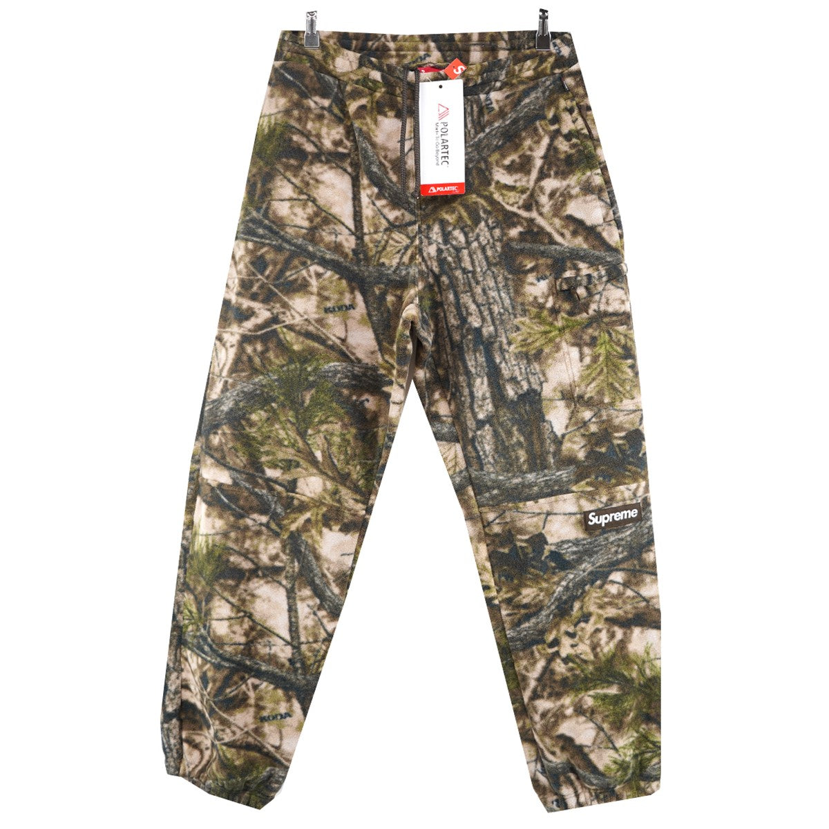 25AW Polartec Pant Tree Camoボックスロゴ ポーラテック フリース イージー カモ 迷彩 パンツ