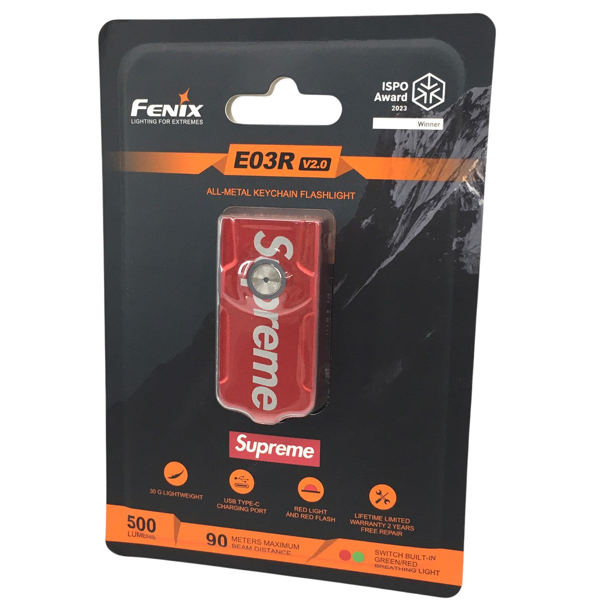 24AW Fenix E03R Flashlight Keychainフェニックス E03R フラッシュライト キーチェーン
