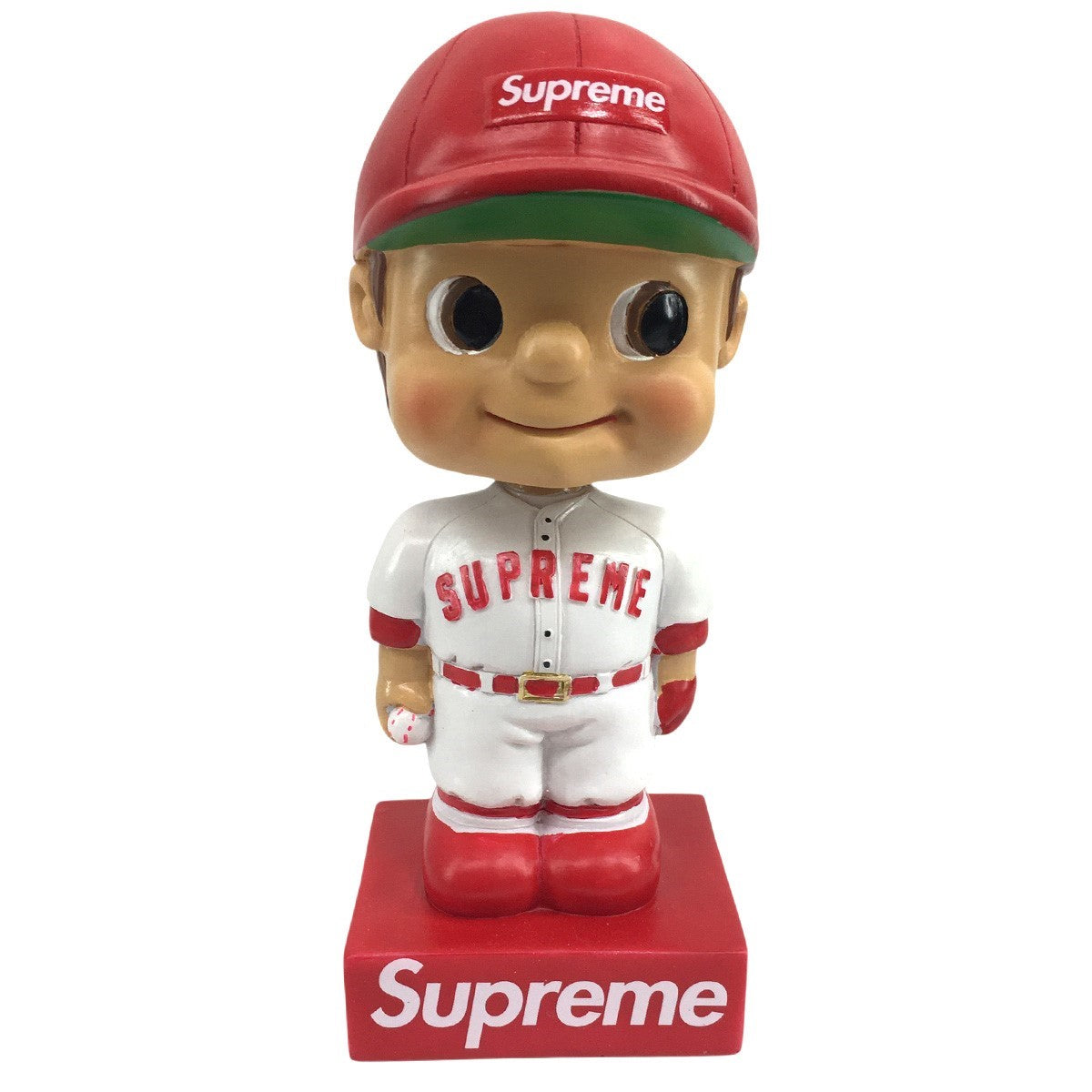 23SS Bobblehead Redロゴ シュプリーム ボブルヘッド レッド フィギュア トイ インテリア