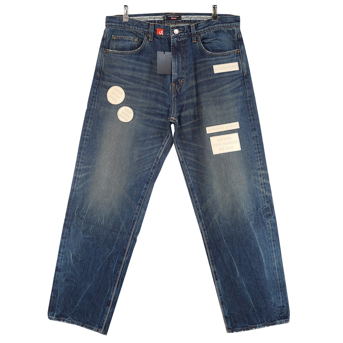 Supreme×Number (N)ine 25AW Number (N)ine Patches Loose Fit Jean
