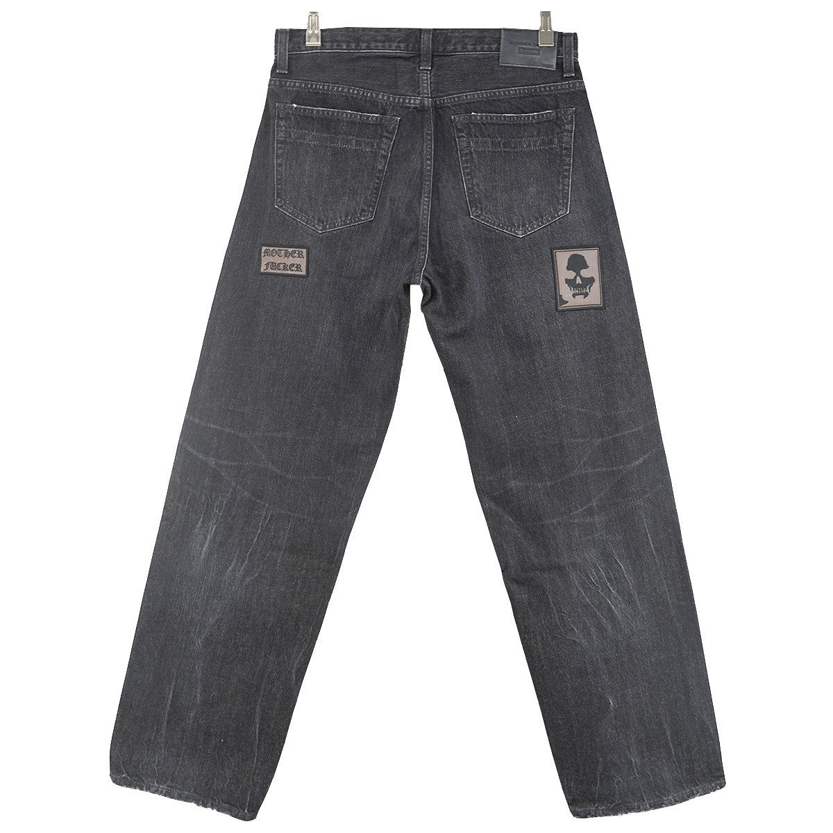 25AW Number (N)ine Patches Loose Fit Jean ヴィンテージ Vintageダメージウォッシュ加工 ロゴ ワッペン ルーズフィット セルビッジ デニム