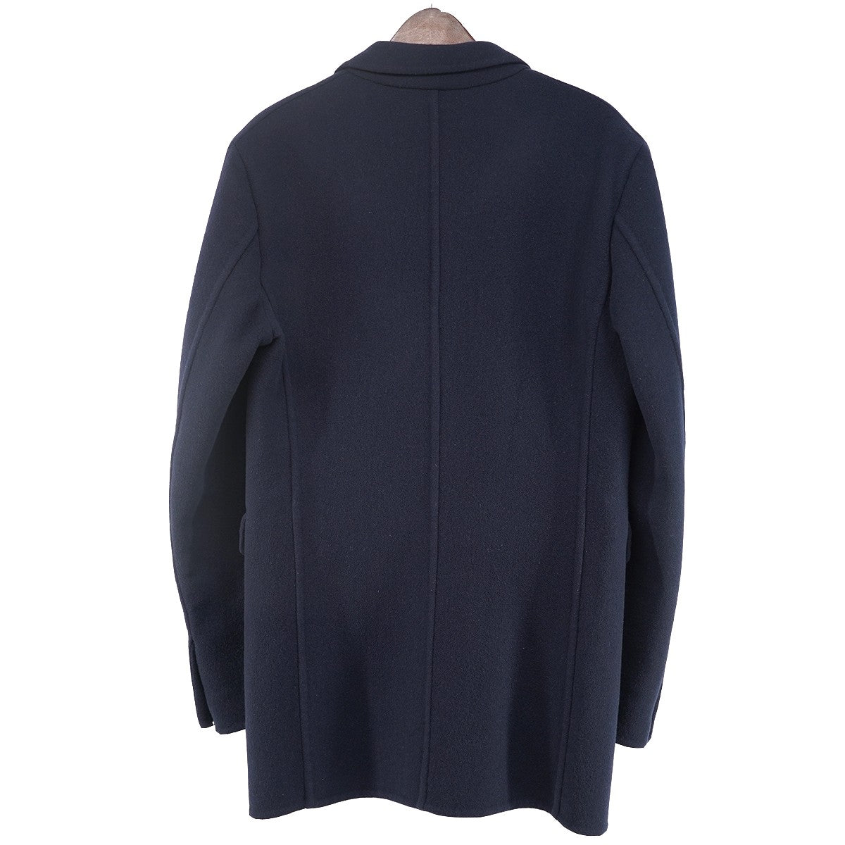 21AW カシミヤ昆 ダブルブレスト ミドル丈 チェスター コート