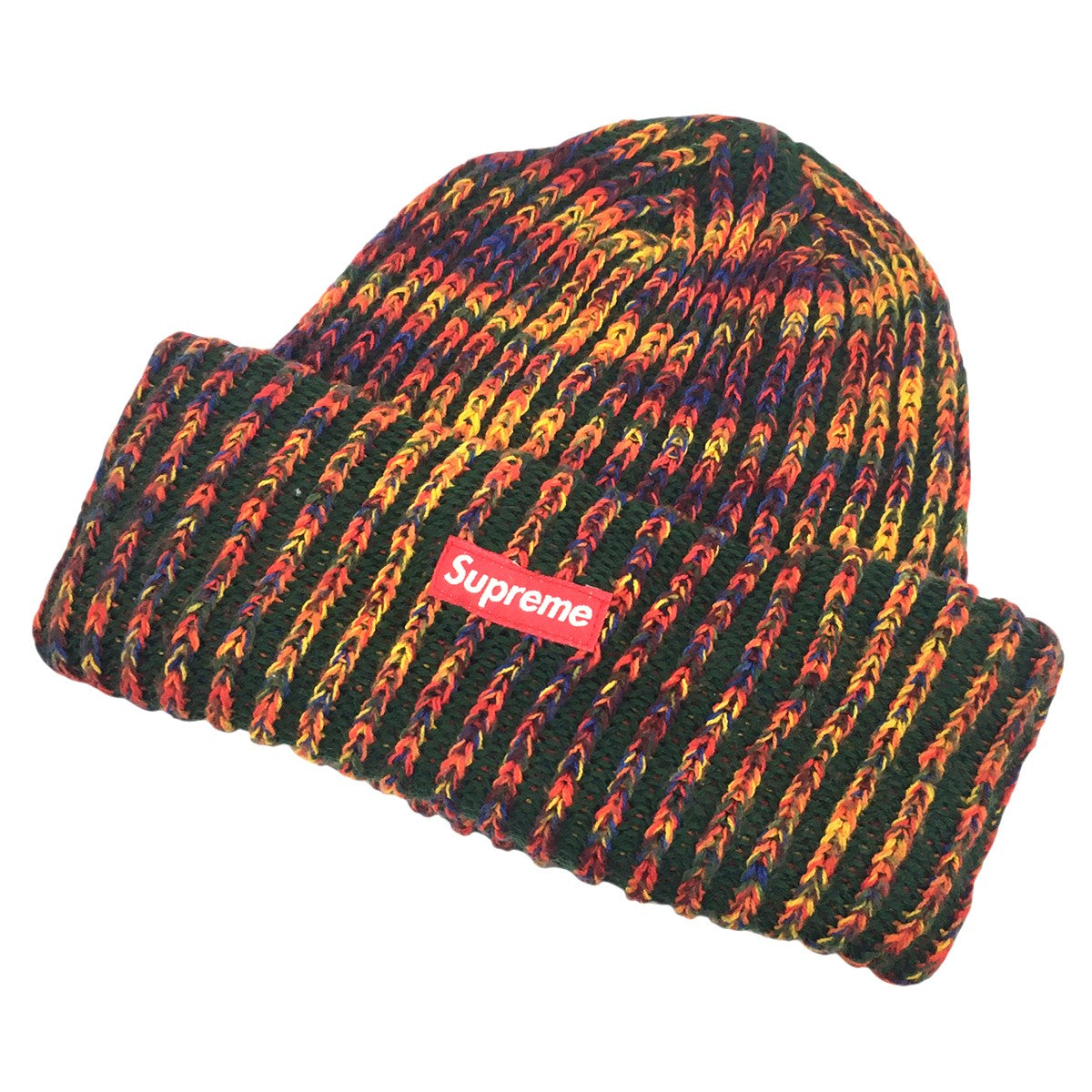 24AW Rainbow Loose Gauge Beanieレインボー ルーズゲージ スモールボックス ロゴ ビーニー ニットキャップ 帽子