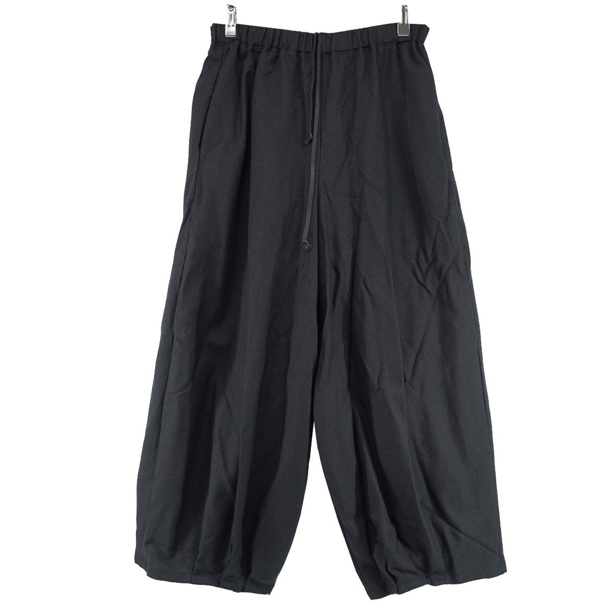 renge pantsウール 裾タック ドレープ バルーンシルエット ワイド イージー パンツ