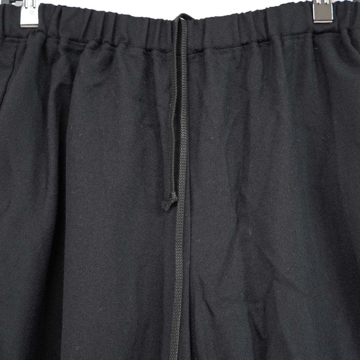 renge pantsウール 裾タック ドレープ バルーンシルエット ワイド イージー パンツ