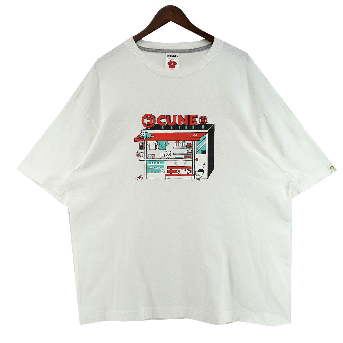 S/S Tee 『猫の店』 キャットショップ ロゴ Tシャツ