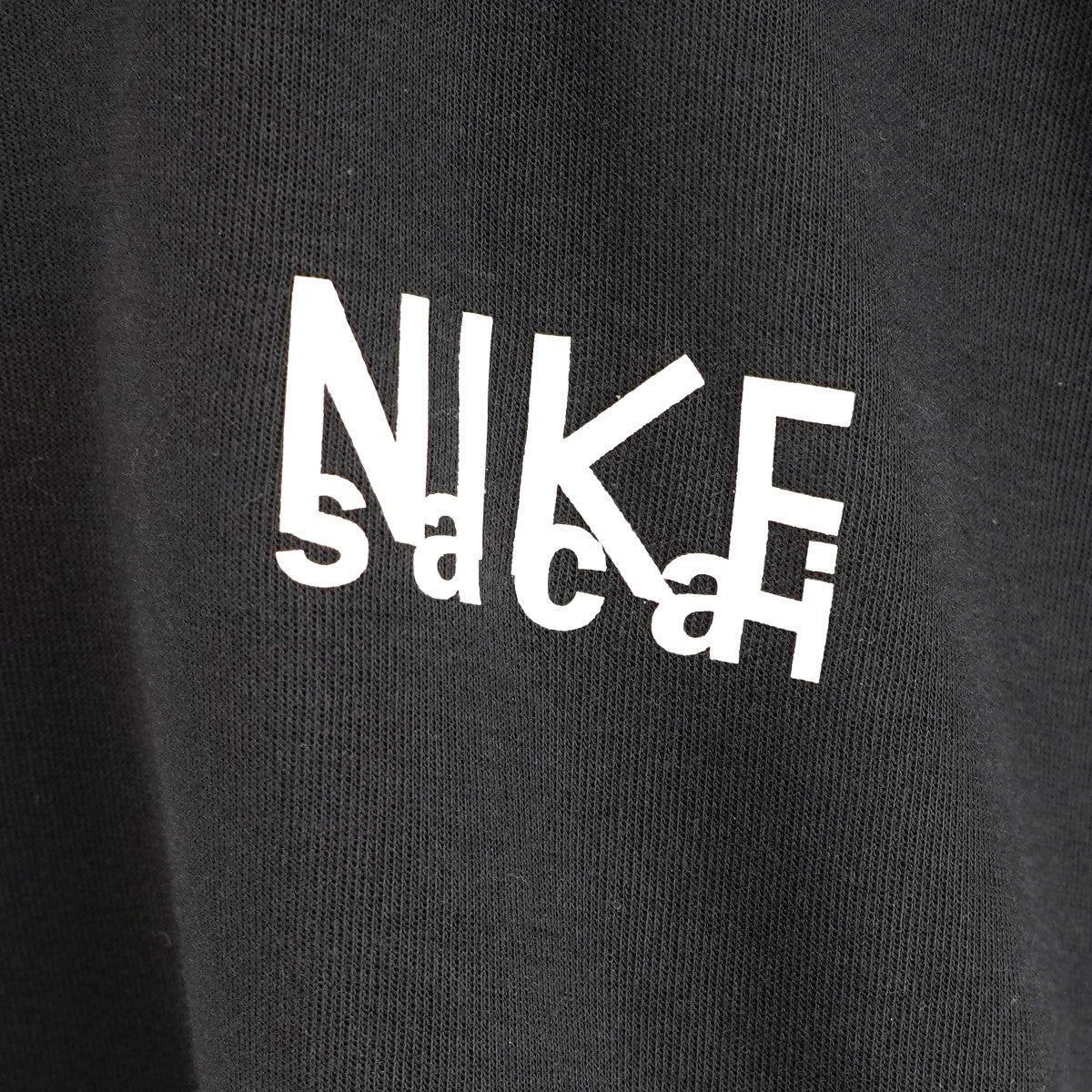 22AW Nike x sacai AS U NRG Short Sleeve Topコラボ 切替 ロゴ Tシャツ