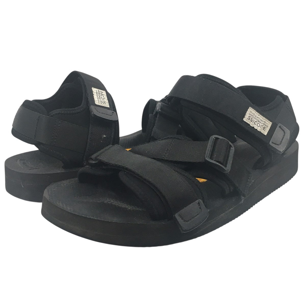 新品未使用　最終価格SUICOKE(スイコック) レオパートサンダル　27cm suicoke(スイコック) suicoke サンダル ブラック サイズ 28CM｜【公式