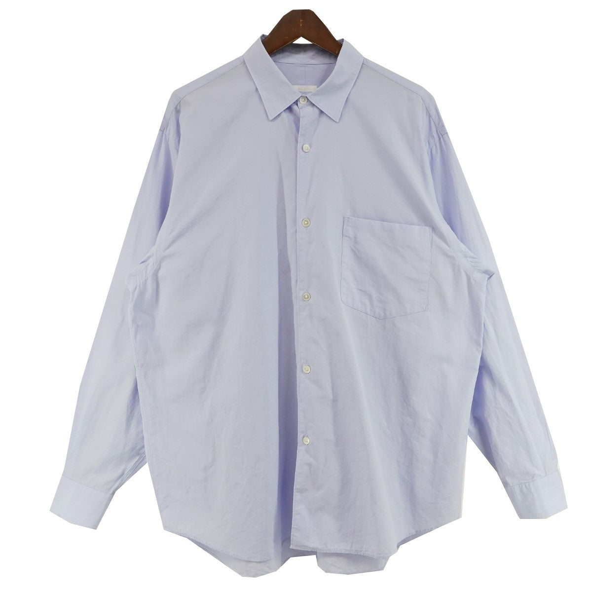 COMOLI(コモリ) 23SS 限定カラー コモリシャツ X01-02001 サックス