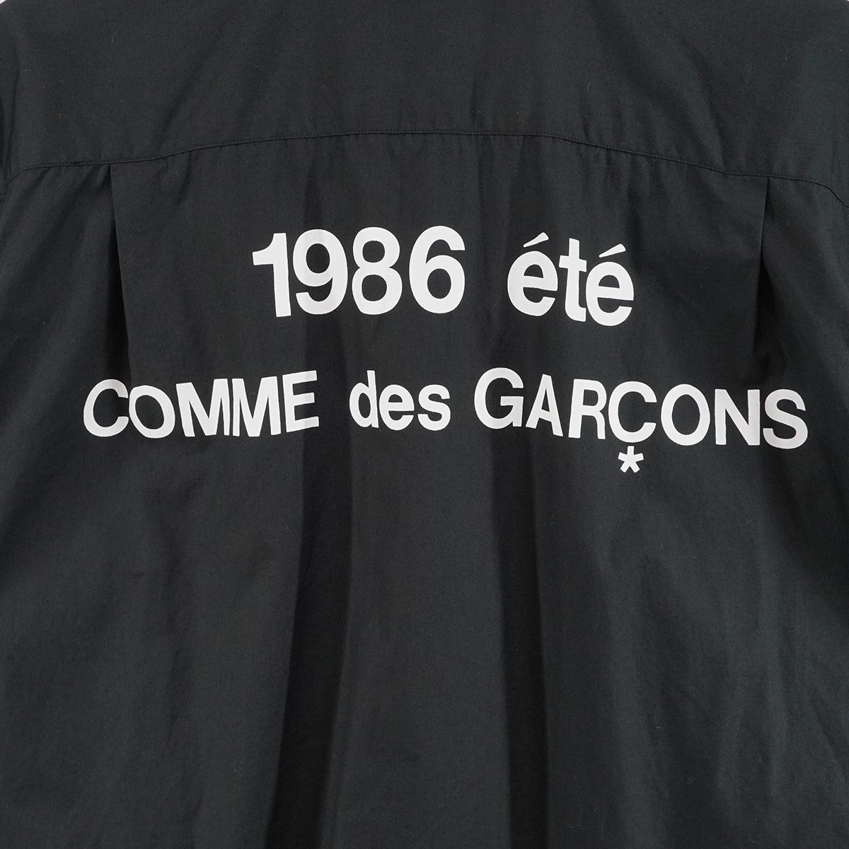 1986 ete COMME des GARCONS アーカイブ バック ロゴ シャツ