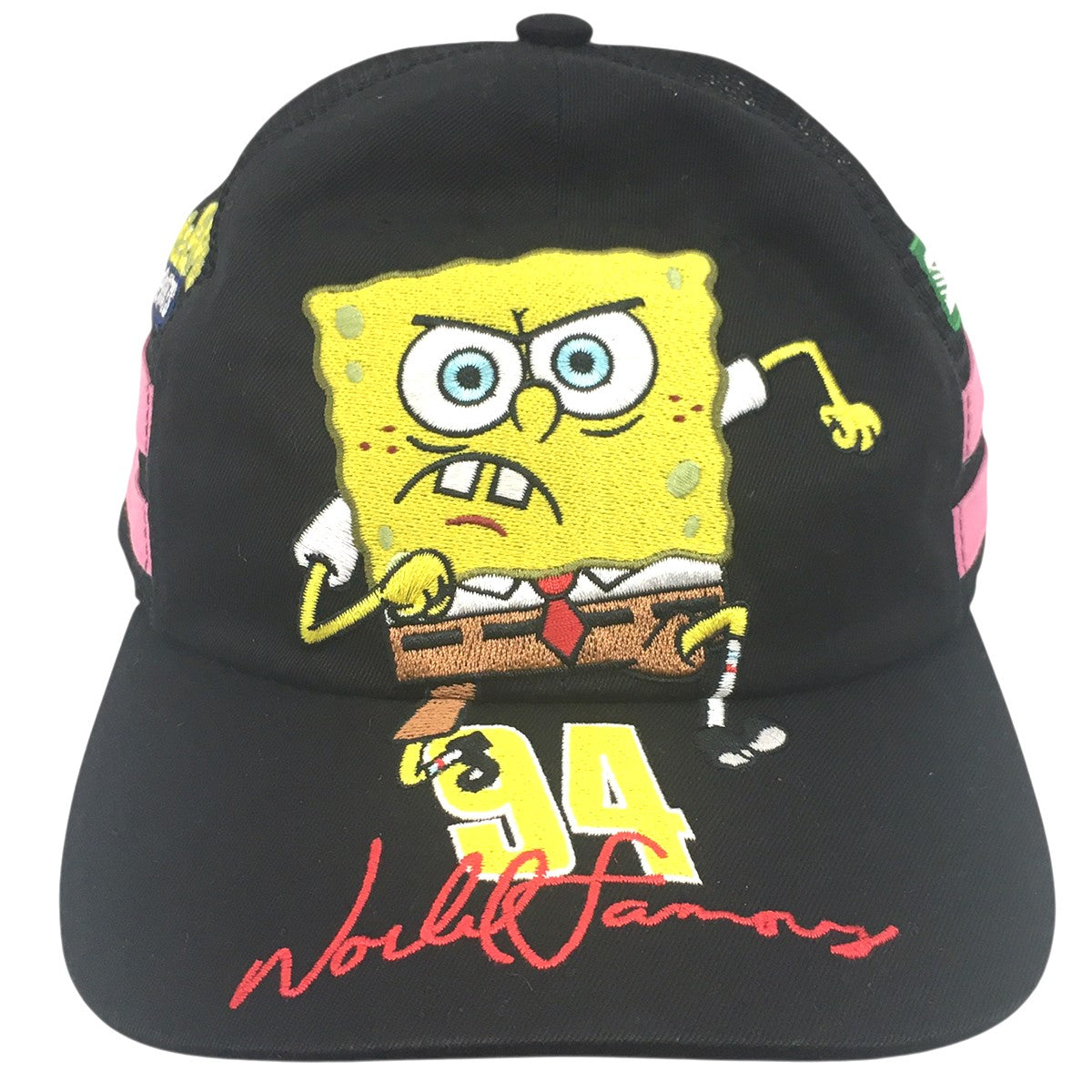 25SS SpongeBob Jeff Hamilton Mesh Back 6-Panelスポンジボブ ジェフハミルトン メッシュバック 6パネル キャップ 帽子