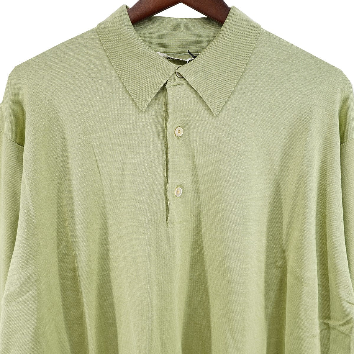 23SS SUPER HIGH GAUGE WASHABLE SILK KNITスーパー ハイゲージ ウォッシャブル シルク ニット ポロシャツ