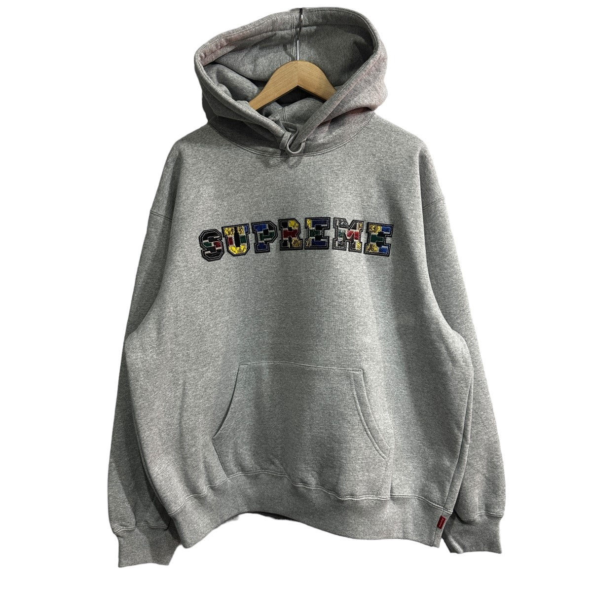 SUPREME(シュプリーム) Collegiate Patchwork Leather Hooded ...